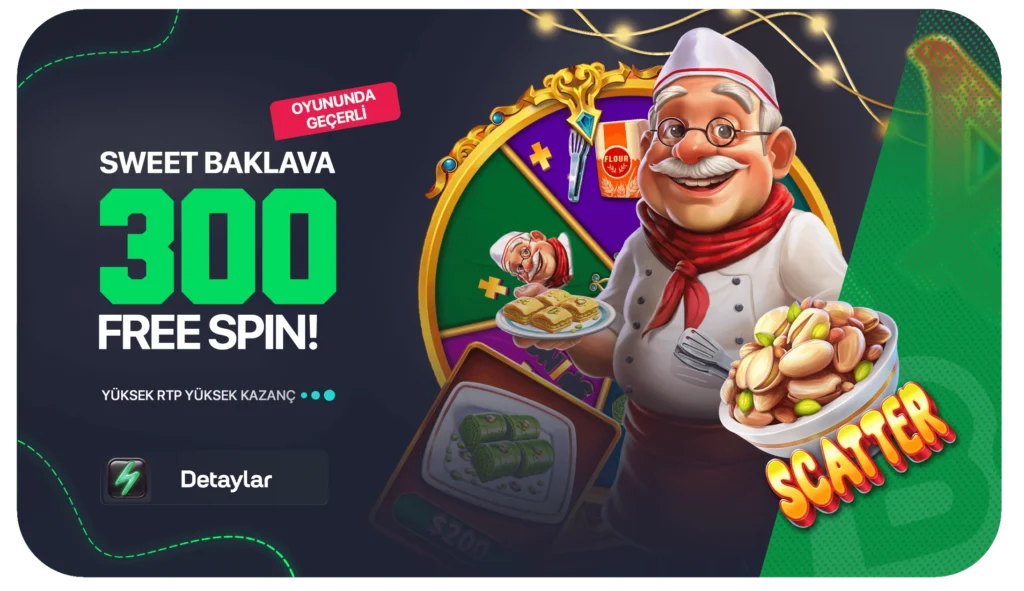 %30 Sweet Baklava Freespin